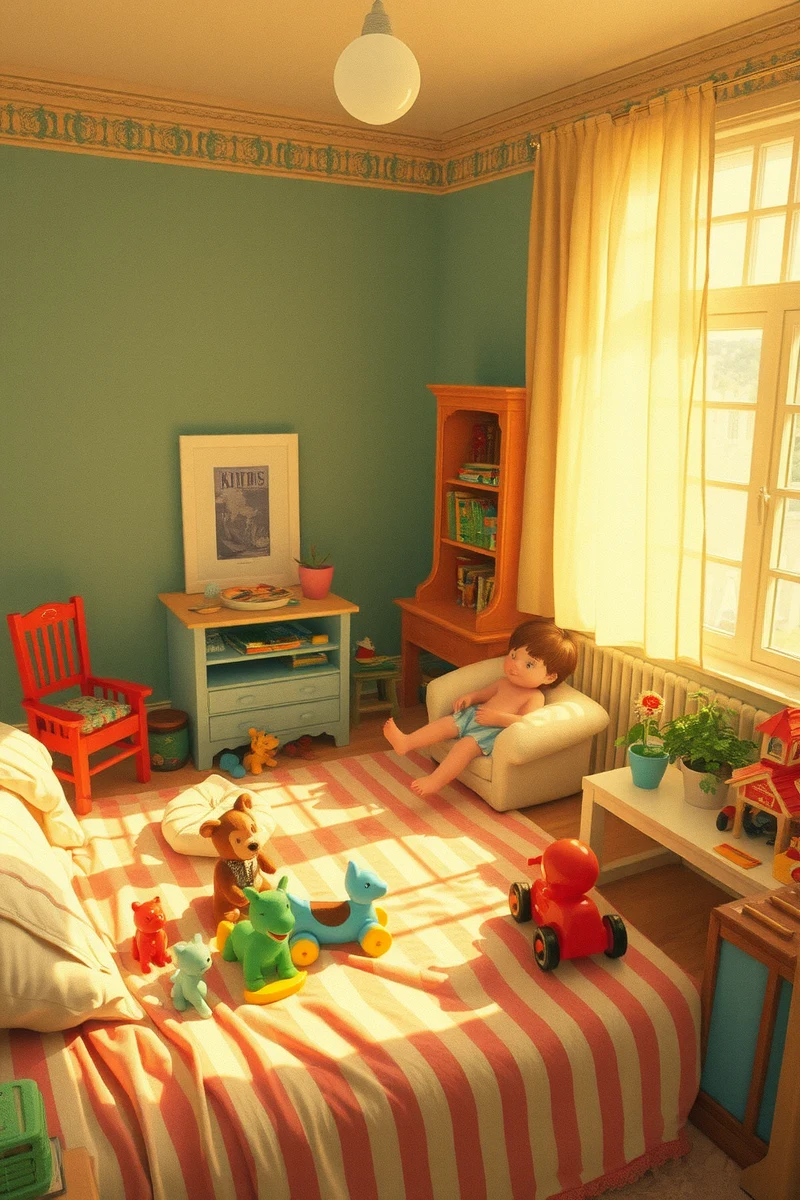 This is one of the first dreams I remember from childhood — A Nightlight A Garden Full Of Toys