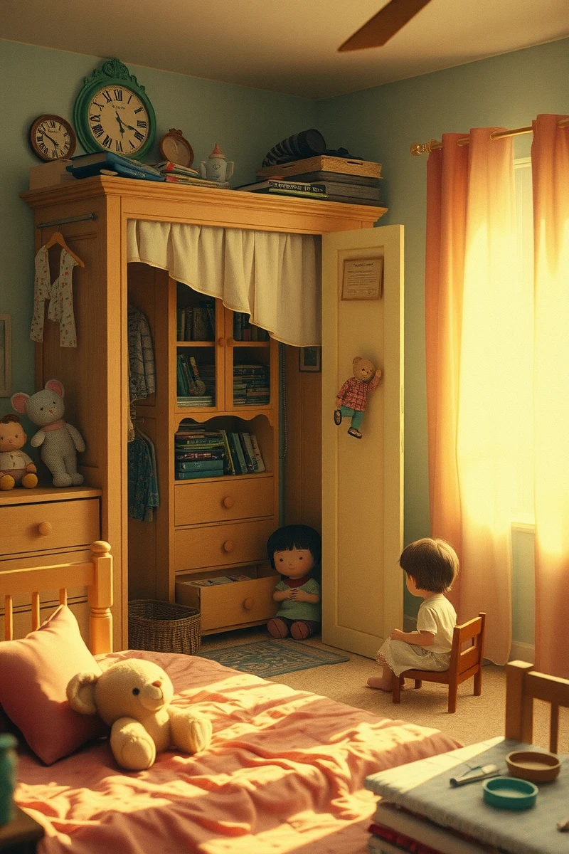 This is one of the first dreams I remember from childhood — A Nightlight A Room Behind The Closet