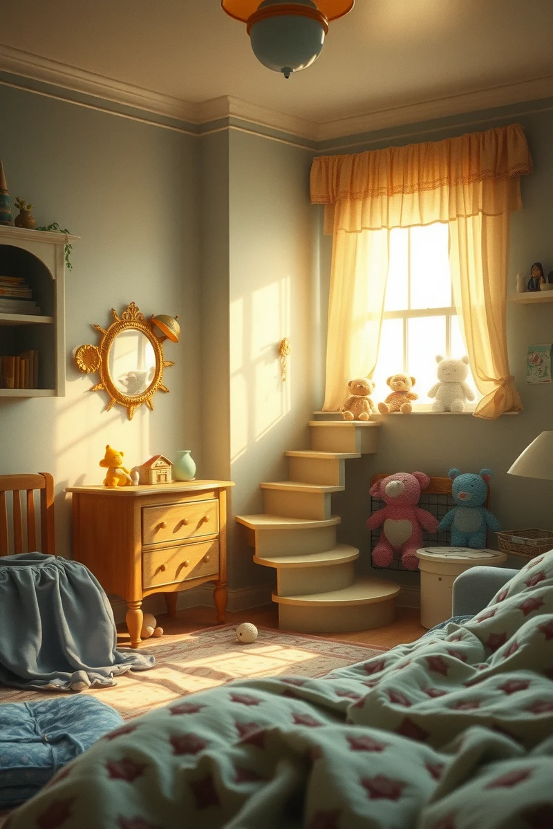 This is one of the first dreams I remember from childhood — A Nightlight A Staircase I Could Not Climb