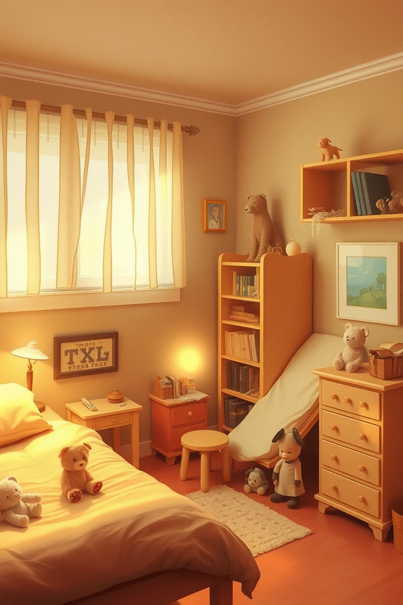This is one of the first dreams I remember from childhood — A Nightlight My Childhood Bedroom