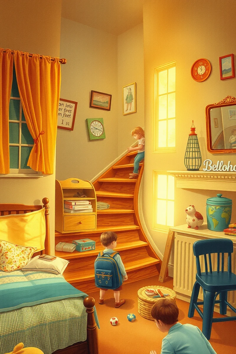 This is one of the first dreams I remember from childhood — A School Bag A Staircase I Could Not Climb