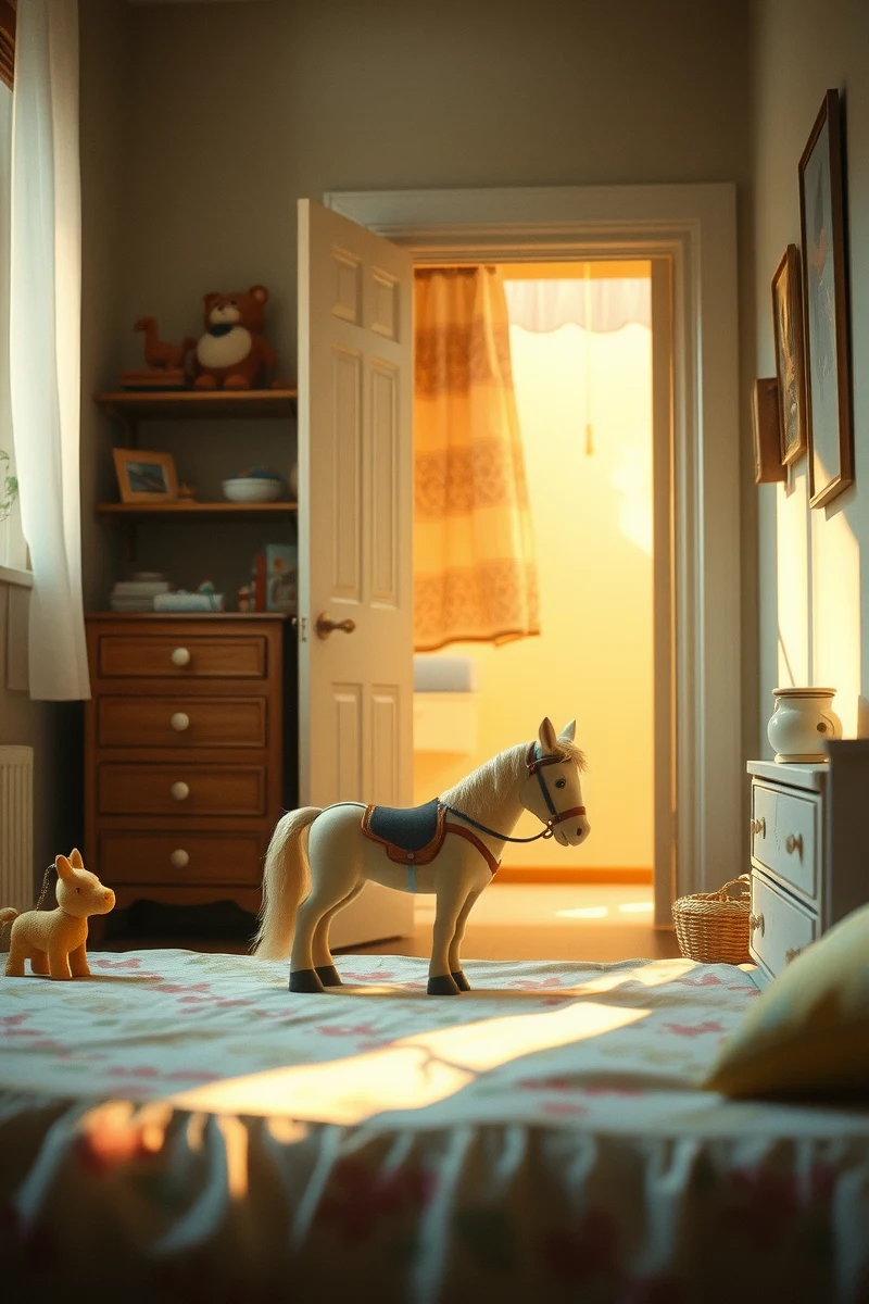 This is one of the first dreams I remember from childhood — A Toy Horse A Hallway Too Tall For Me