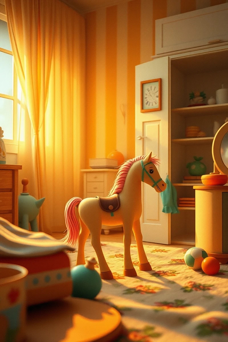 This is one of the first dreams I remember from childhood — A Toy Horse A Room Behind The Closet