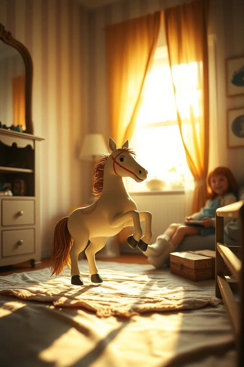 This is one of the first dreams I remember from childhood — A Toy Horse My Childhood Bedroom