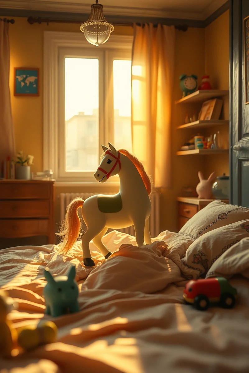 This is one of the first dreams I remember from childhood — A Toy Horse The Old Kitchen