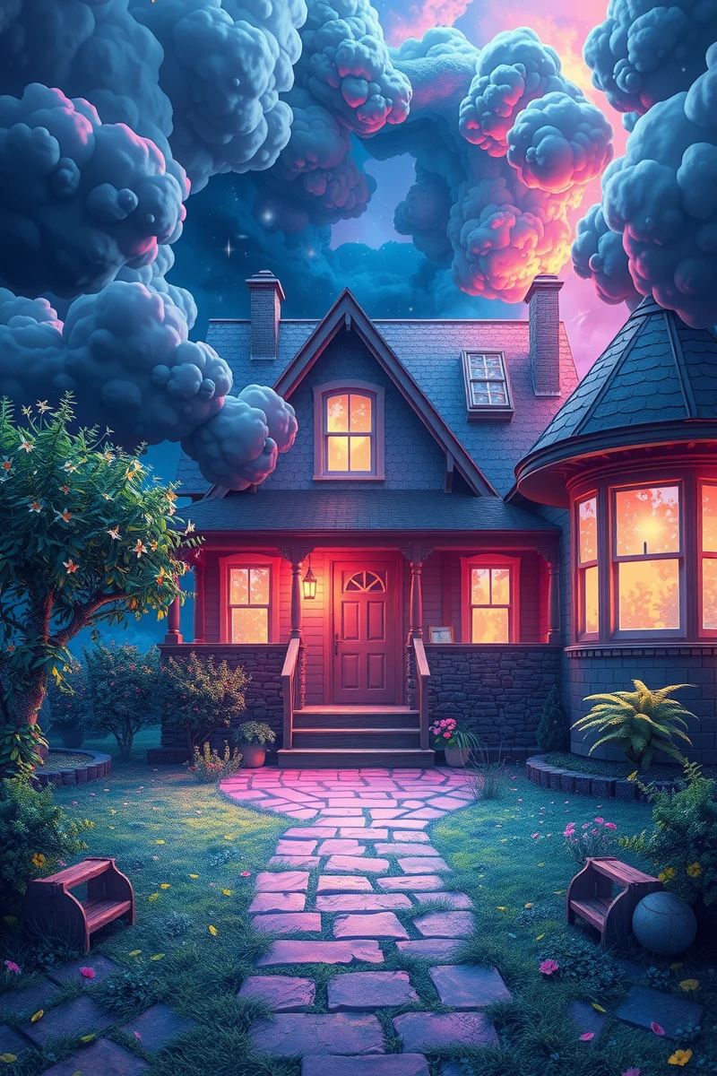 Vivid Dream of a Childhood Home
