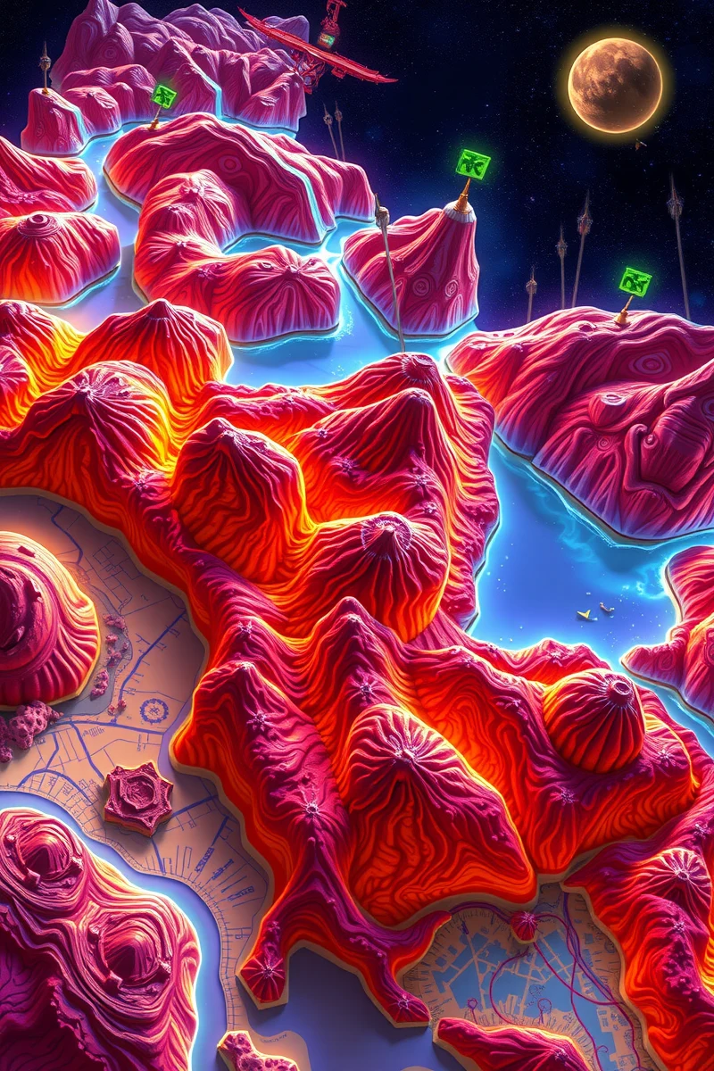Vivid Dream of a Map