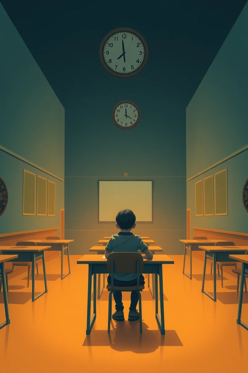 Wrong Exam Room In a Childhood Classroom