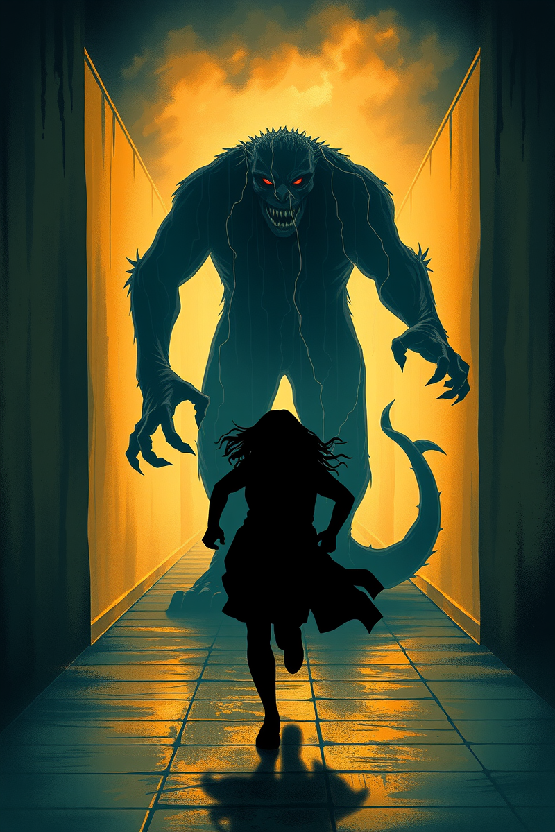 Being Chased by a Monster During a Storm