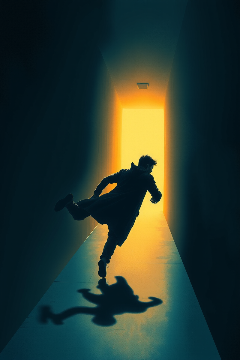 Being Chased by a Shadow And Turning Around