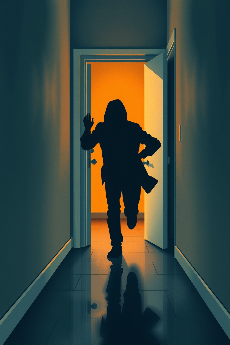 Being Chased by a Shadow Through a Locked Door