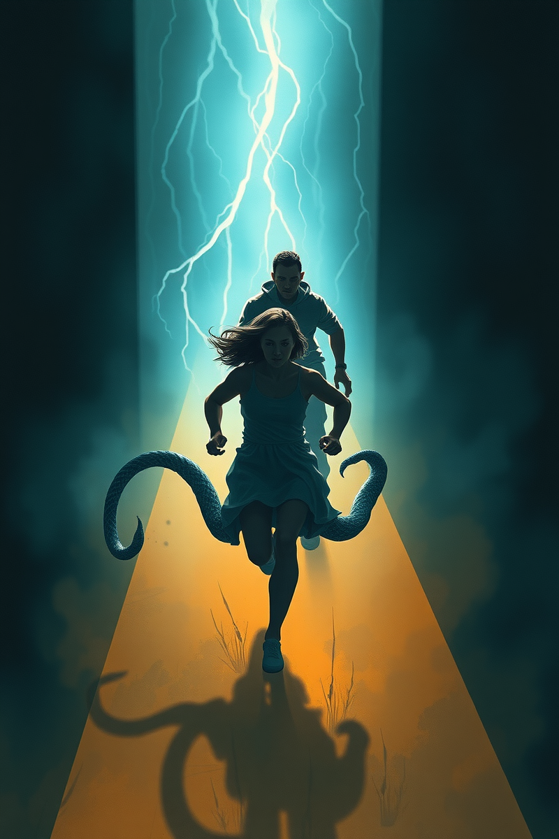 Being Chased by a Snake During a Storm