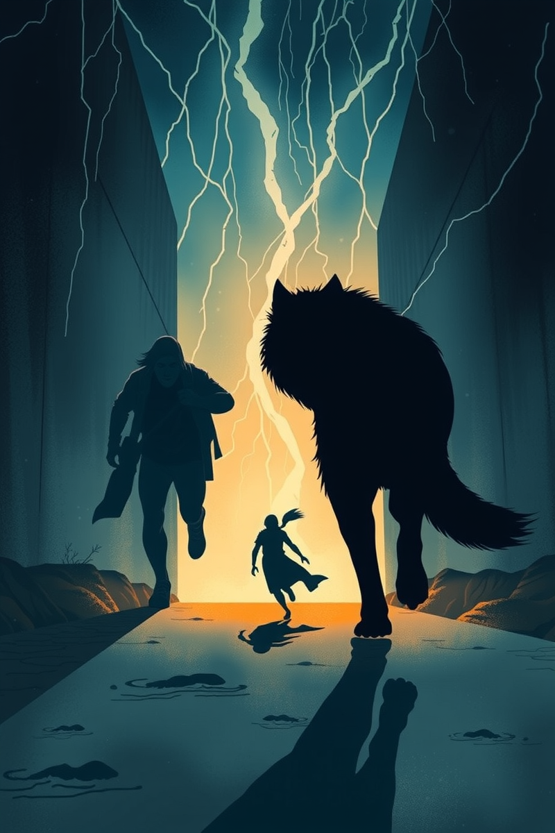 Being Chased by a Wolf During a Storm