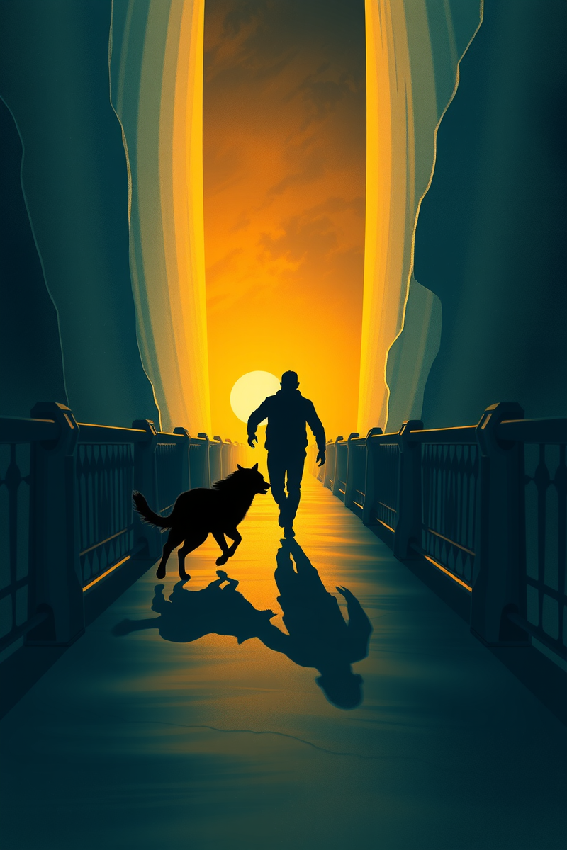 Being Chased by an Animal Across a Bridge