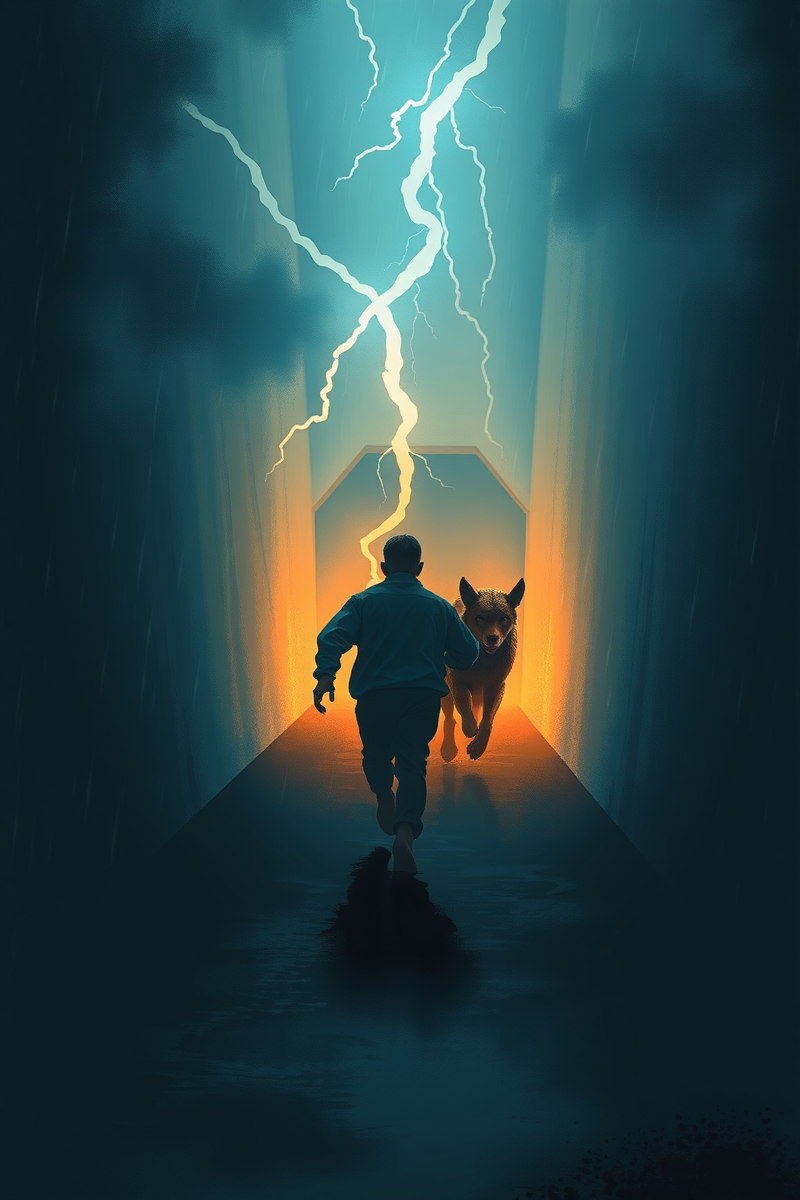 Being Chased by an Animal During a Storm