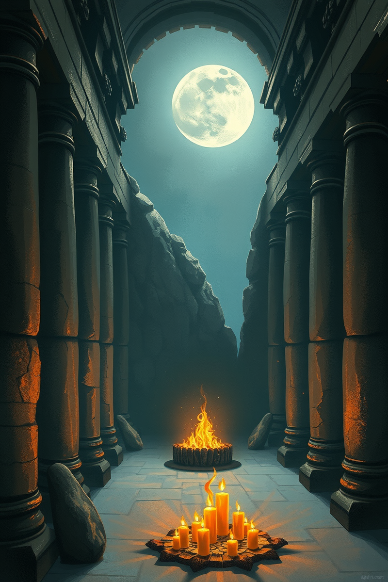 Dream of a Candlelit Altar Becoming a Threshold