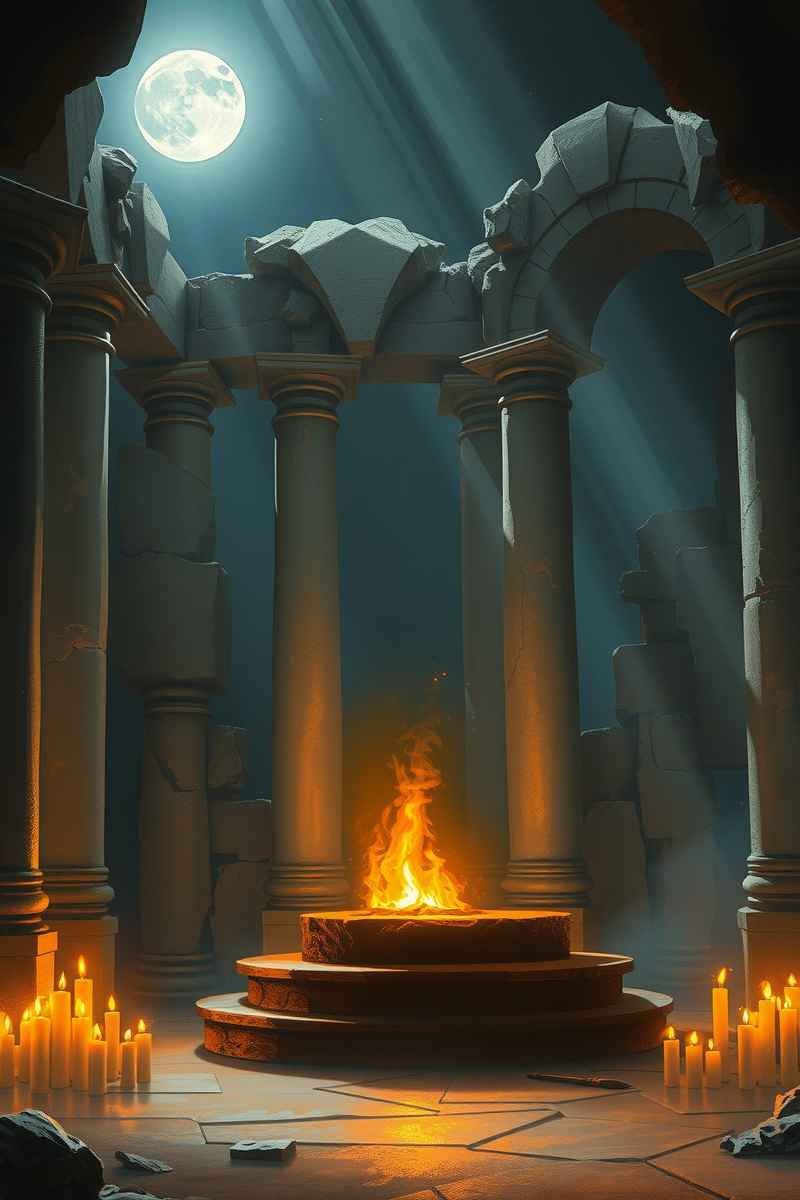 Dream of a Candlelit Altar Being Rebuilt