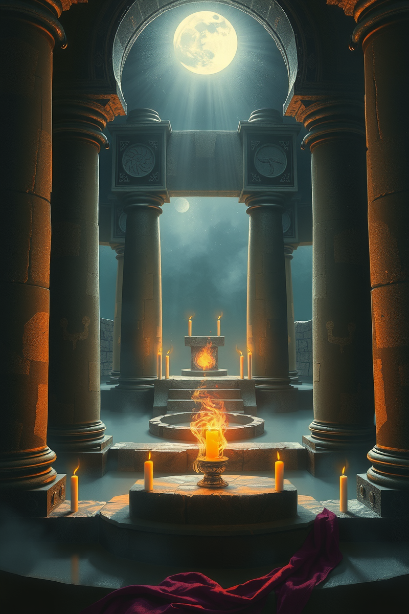 Dream of a Candlelit Altar Breaking a Ritual