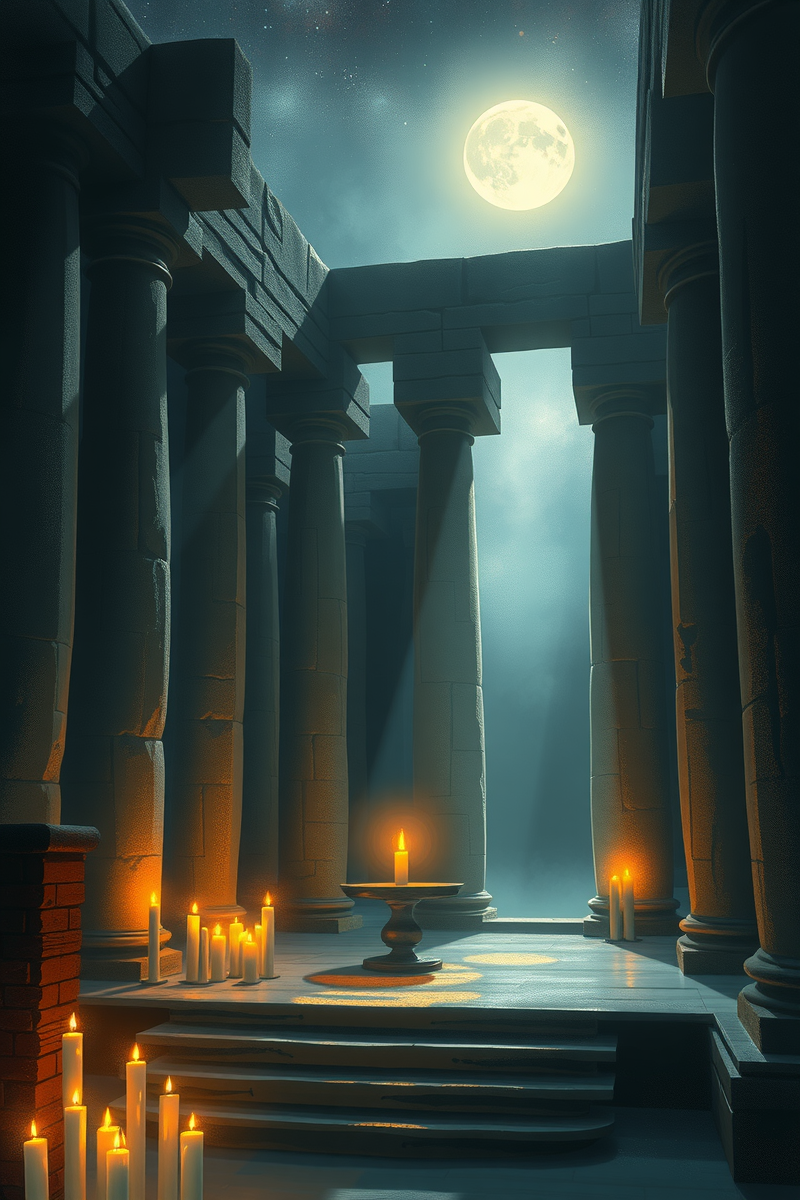 Dream of a Candlelit Altar Filling With Light
