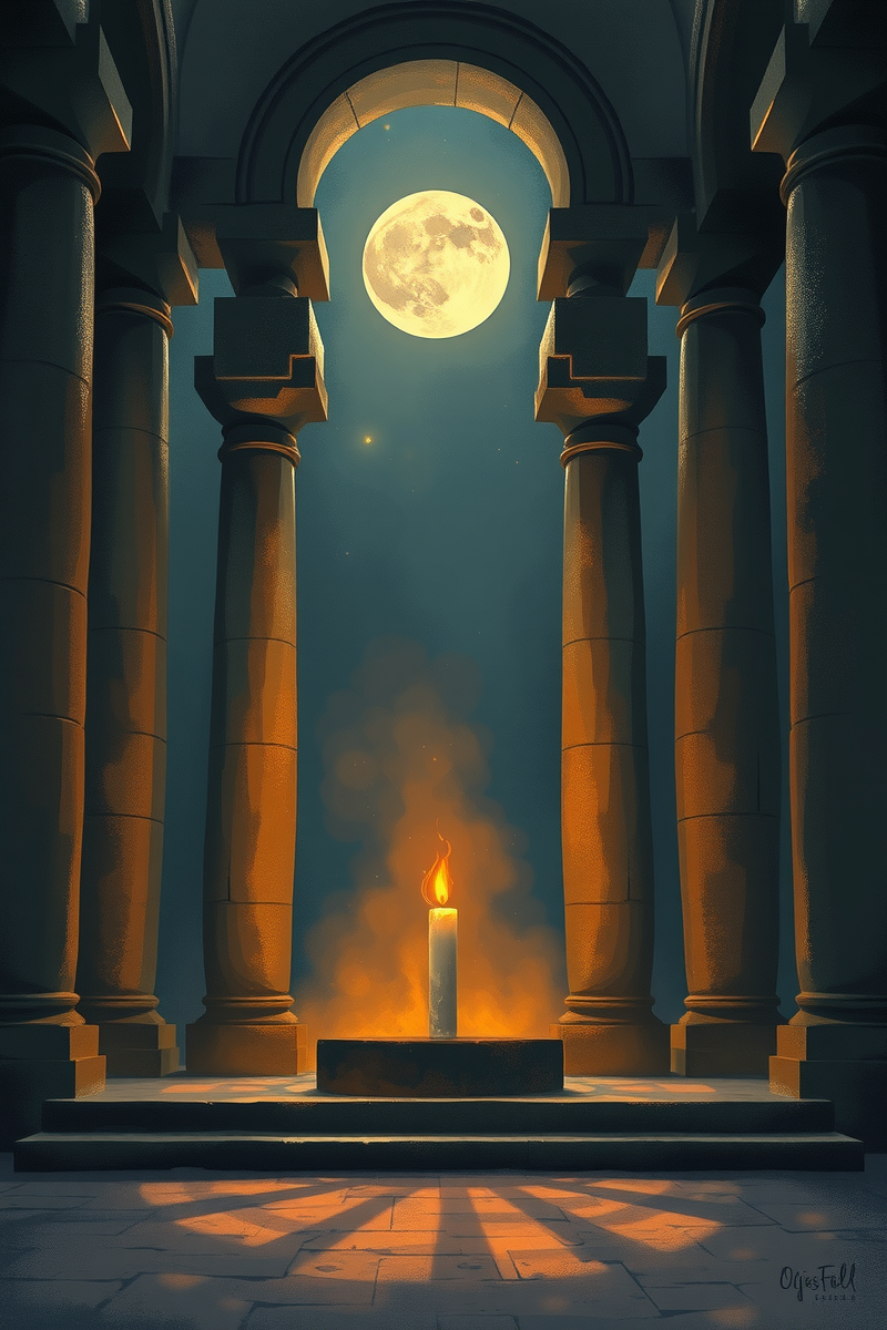 Dream of a Candlelit Altar Receiving an Offering