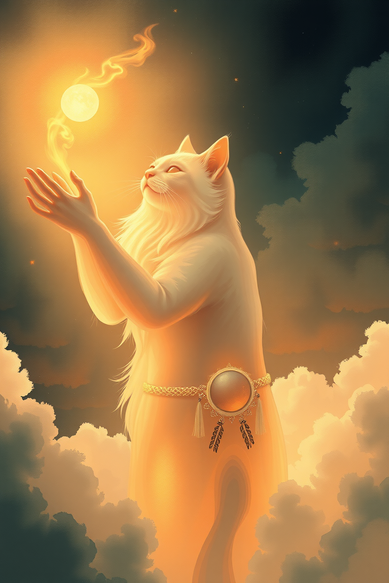 Dream of a Cat Guide Speaking in Riddles