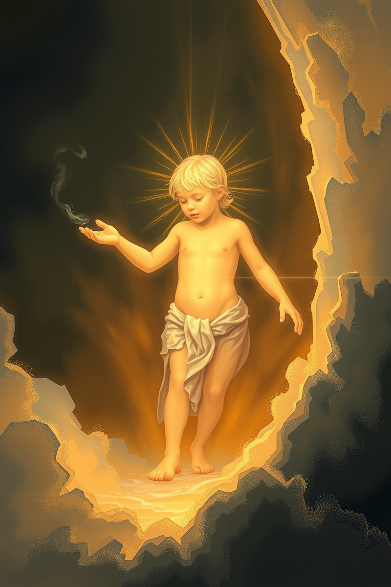 Dream of a Child Guide Giving Water