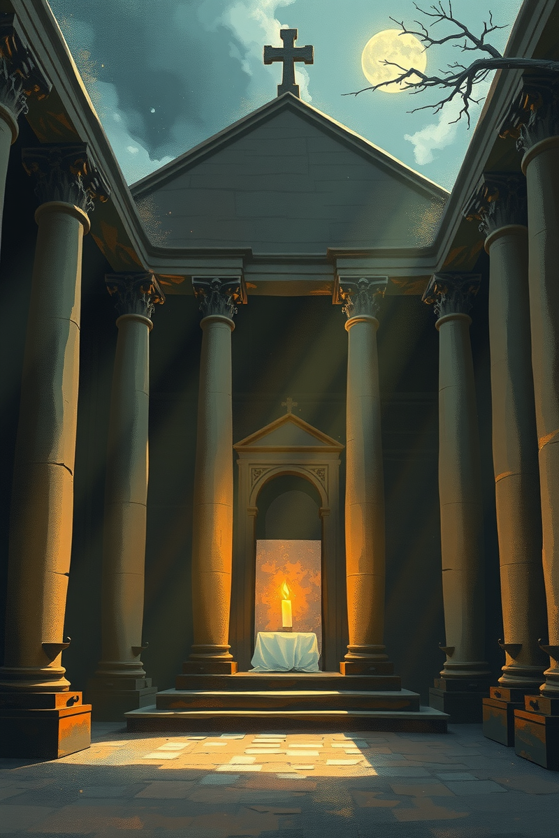 Dream of a Church Lighting a Candle