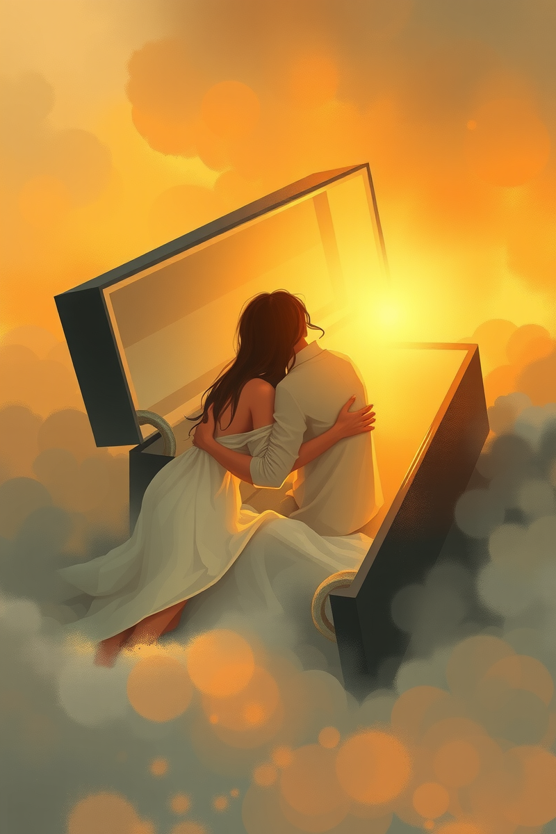 Dream of a Closed Coffin Changing Into Sunrise