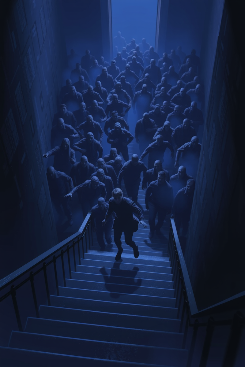 Dream of a Crowd Down the Stairs