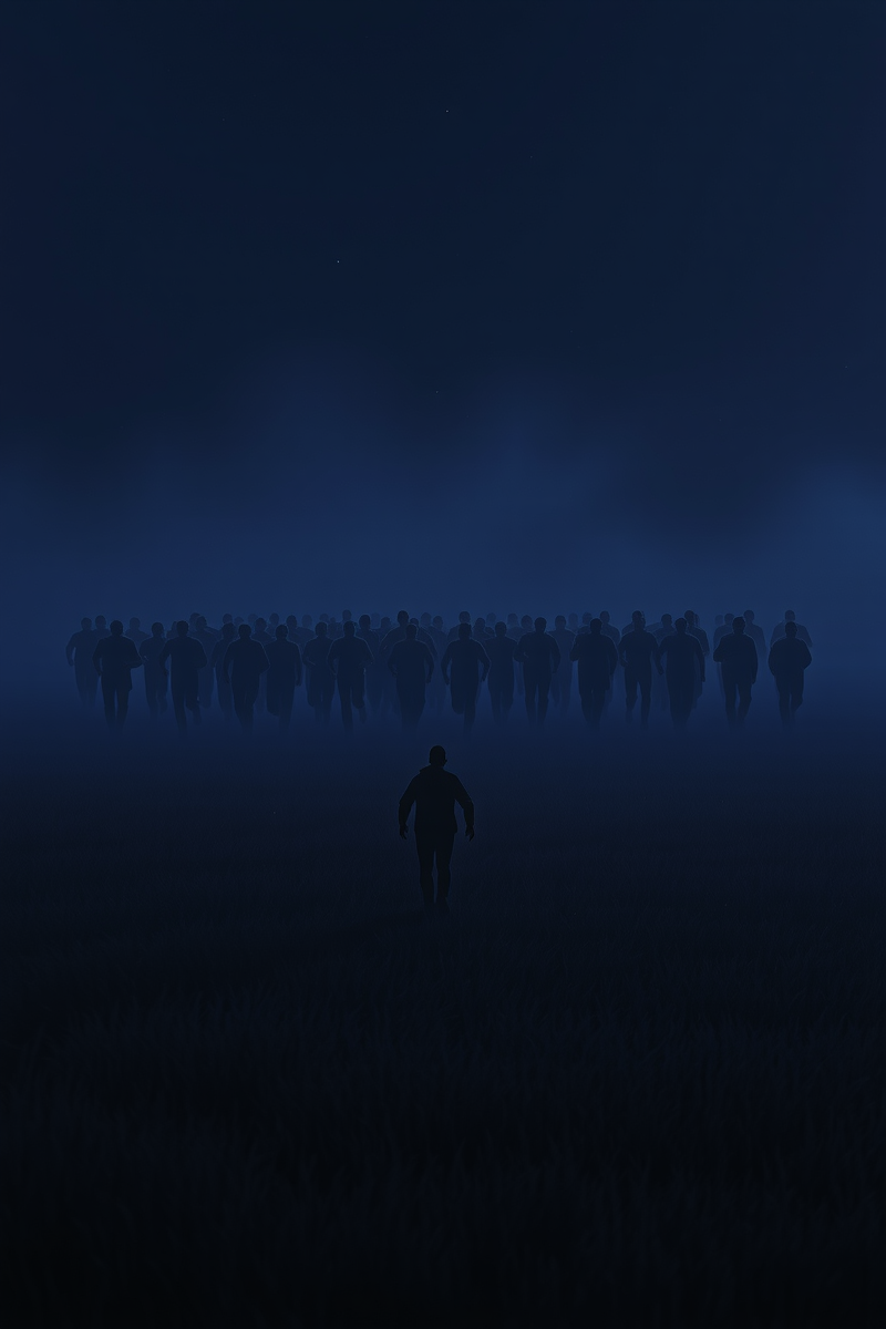 Dream of a Crowd Through a Field