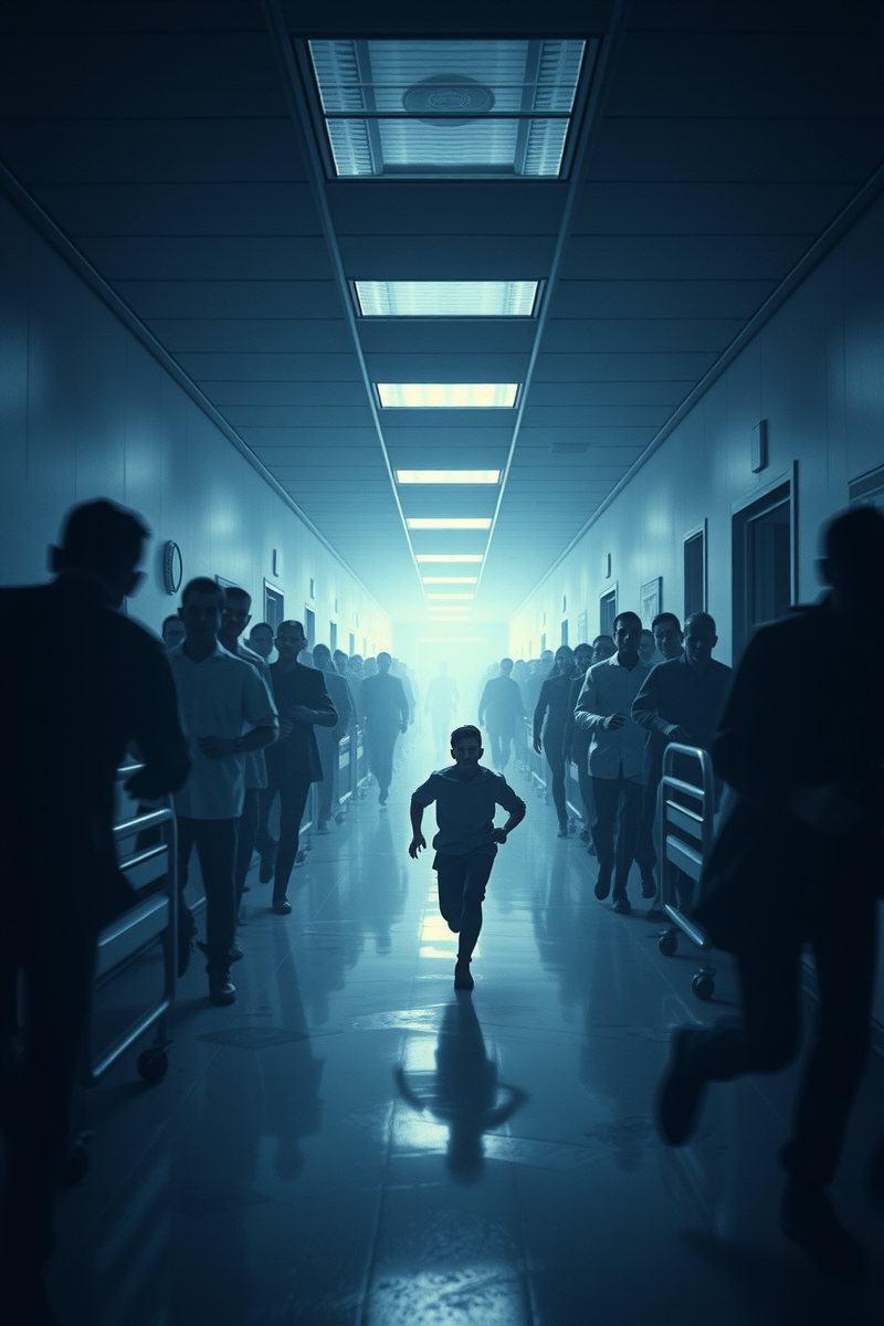 Dream of a Crowd Through a Hospital