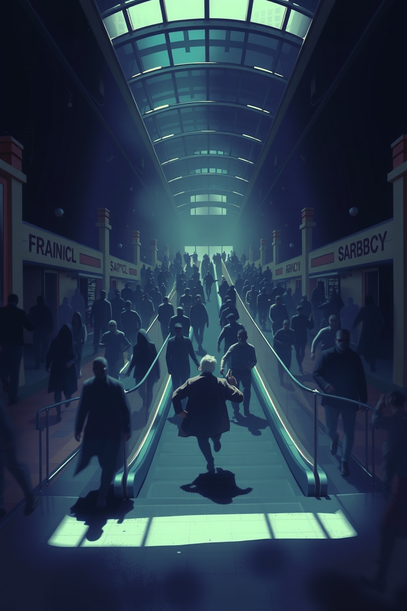 Dream of a Crowd Through a Mall