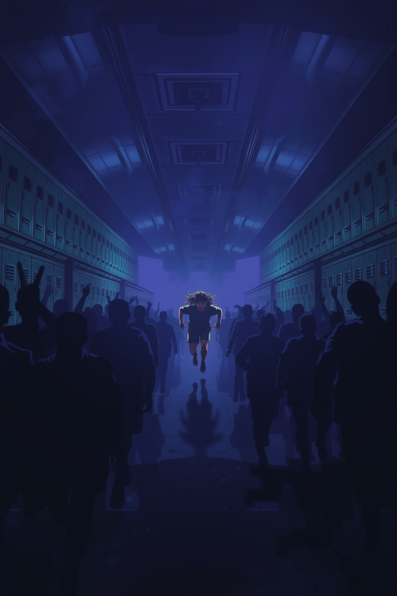 Dream of a Crowd Through a School