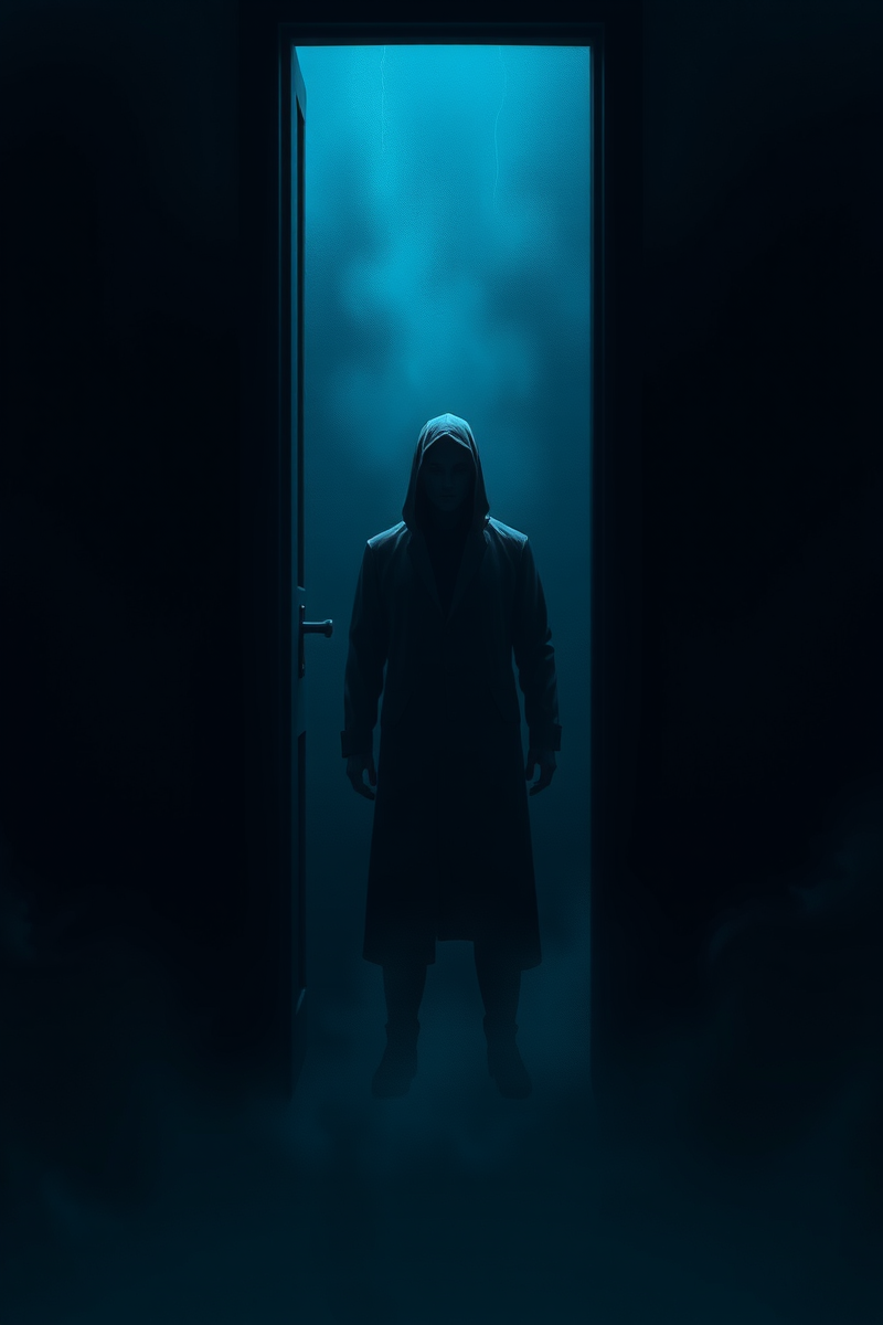 Dream of a Dark Man Standing Behind Glass