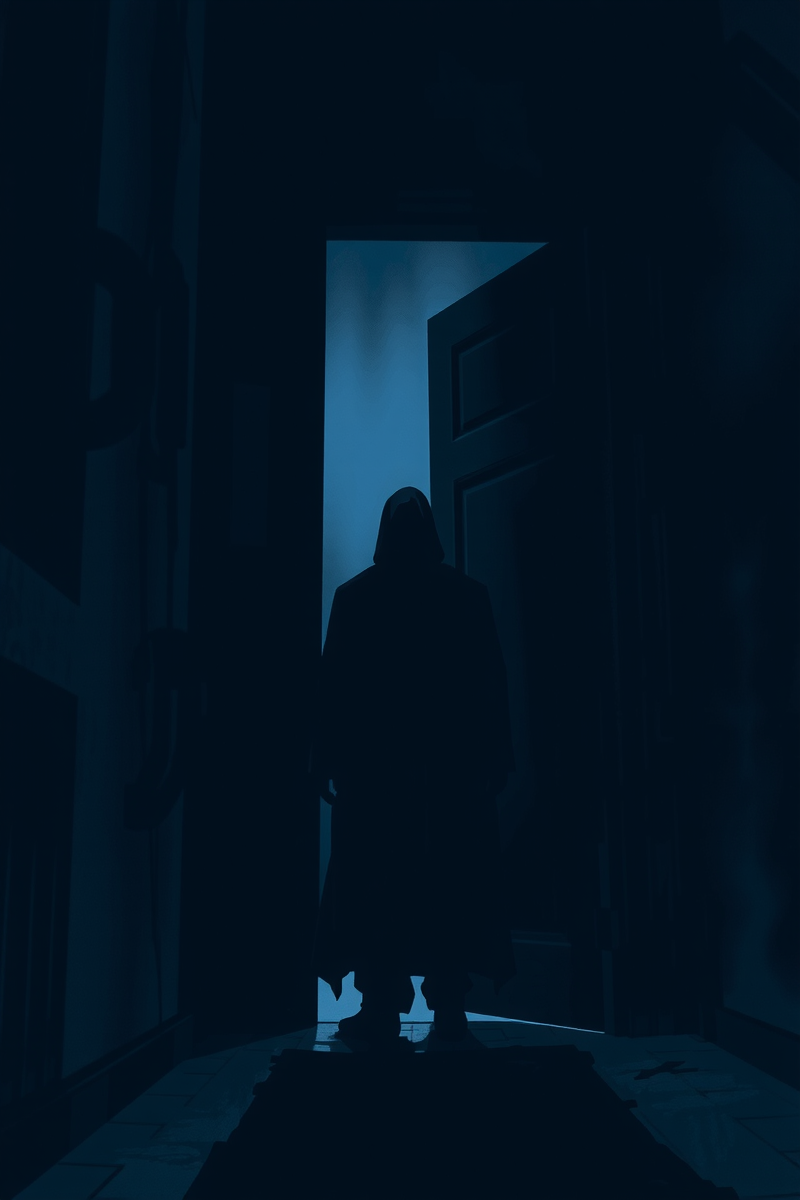 Dream of a Dark Man Waiting Outside