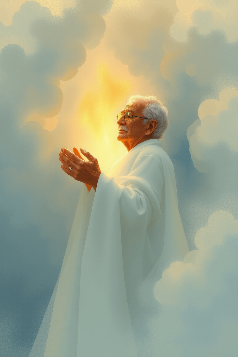 Dream of a Deceased Father Appearing in White