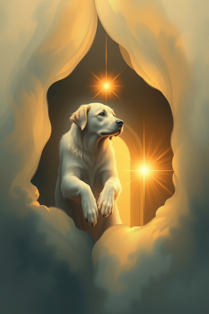 Dream of a Dog Guide Showing a Hidden Room