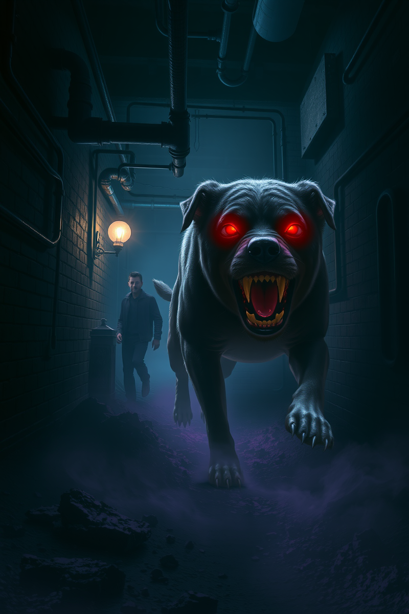 Dream of a Dog Through a Basement