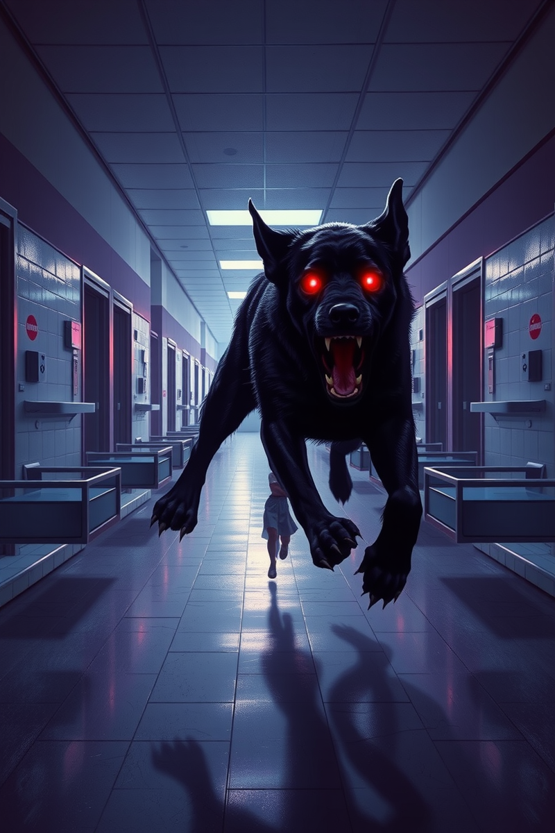 Dream of a Dog Through a Hospital