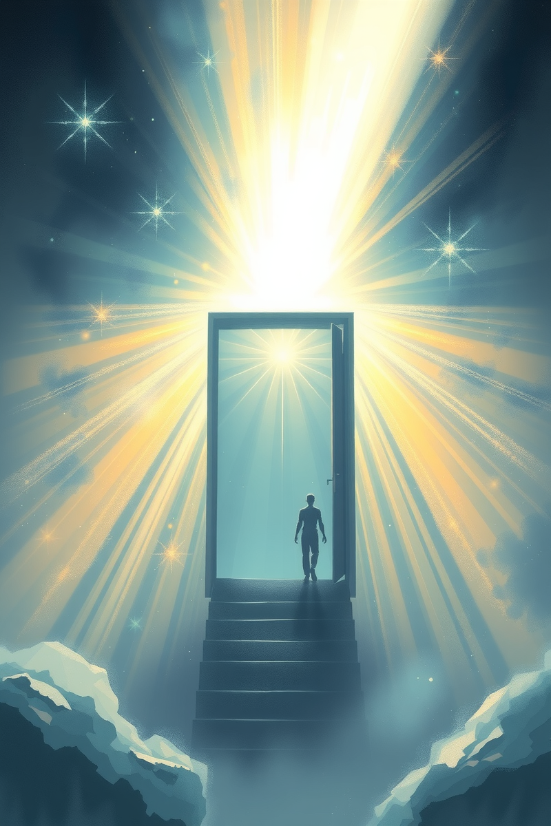 Dream of a Door Made of Light Becoming a Garden