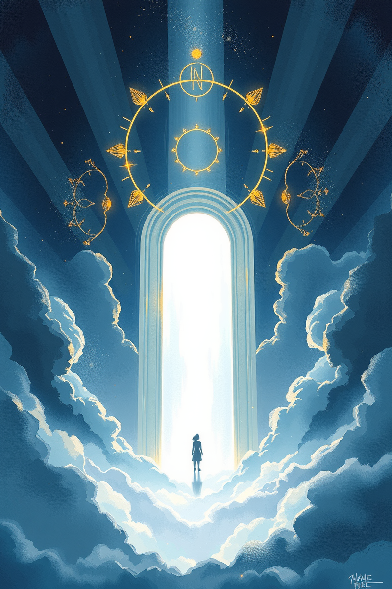 Dream of a Door Made of Light Surrounding You