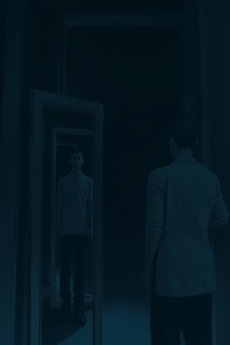 Dream of a Faceless Intruder Appearing in the Mirror
