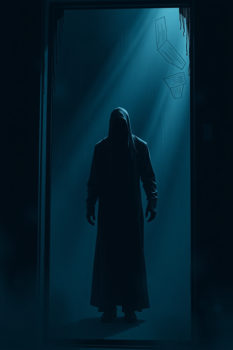 Dream of a Faceless Intruder Standing Behind Glass