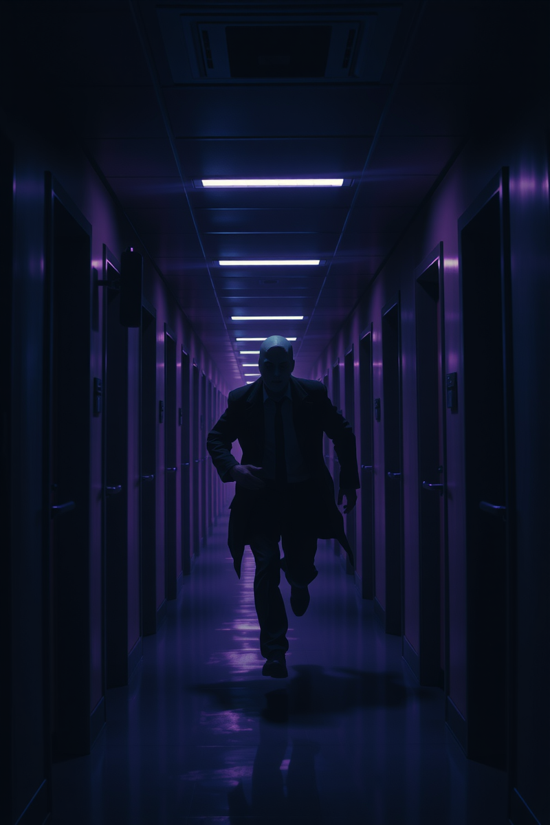 Dream of a Faceless Stranger Through a Corridor