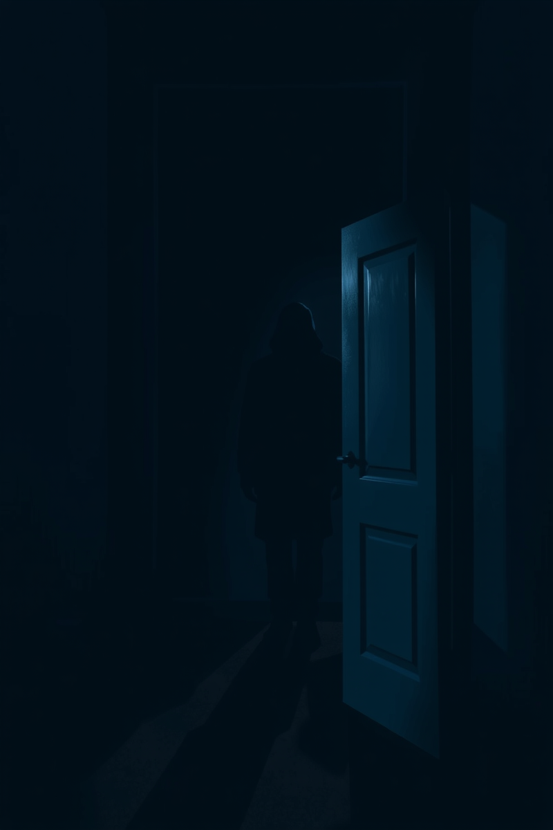 Dream of a Figure at the Door Standing in the Hallway