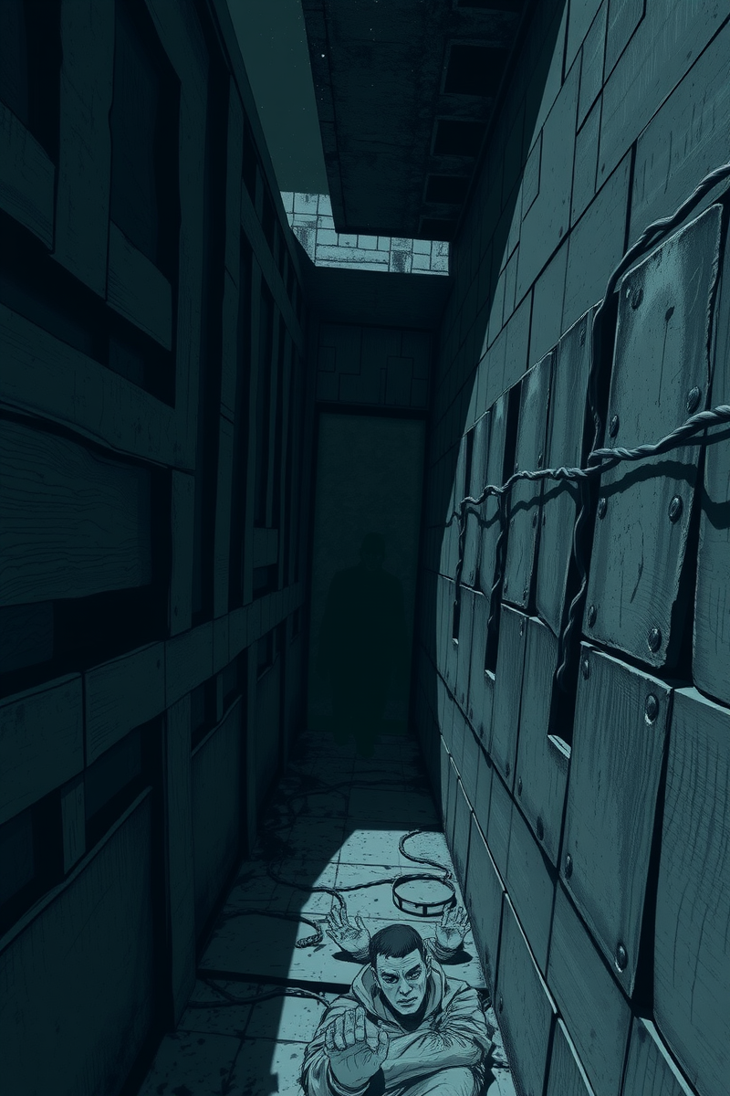 Dream of a Locked Room Inside a Maze-Like Building