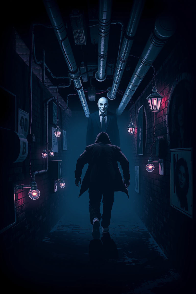 Dream of a Masked Person Through a Basement