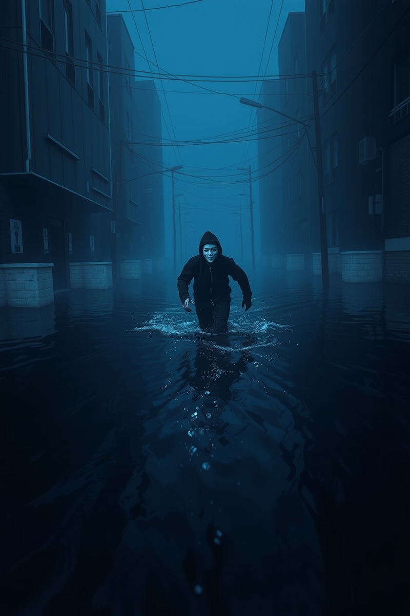 Dream of a Masked Person Through Water