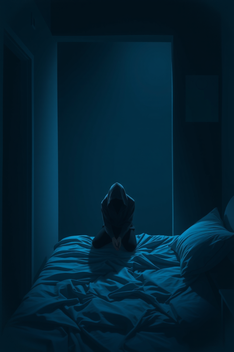 Dream of a Shadow Figure Sitting on the Bed