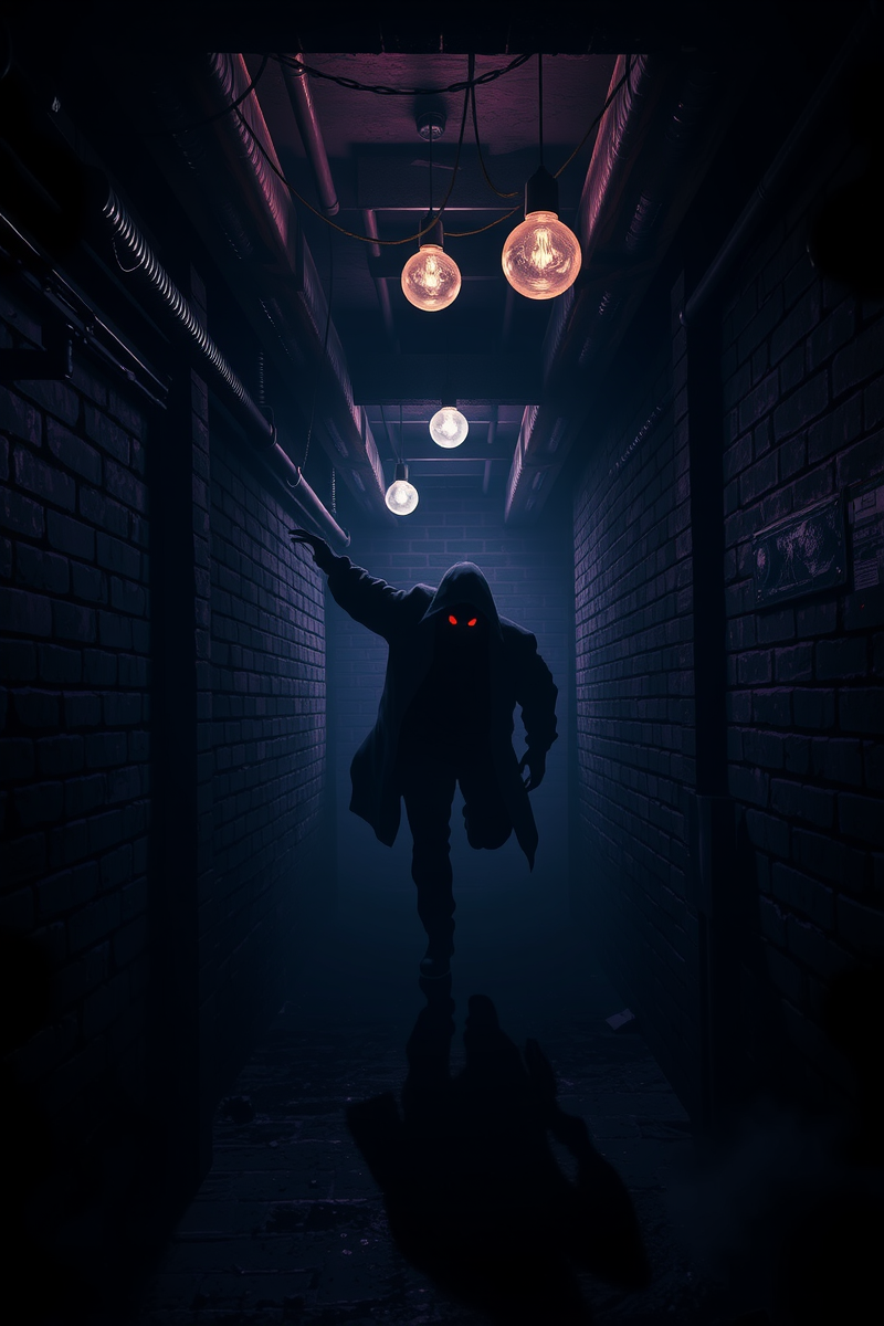 Dream of a Shadow Figure Through a Basement